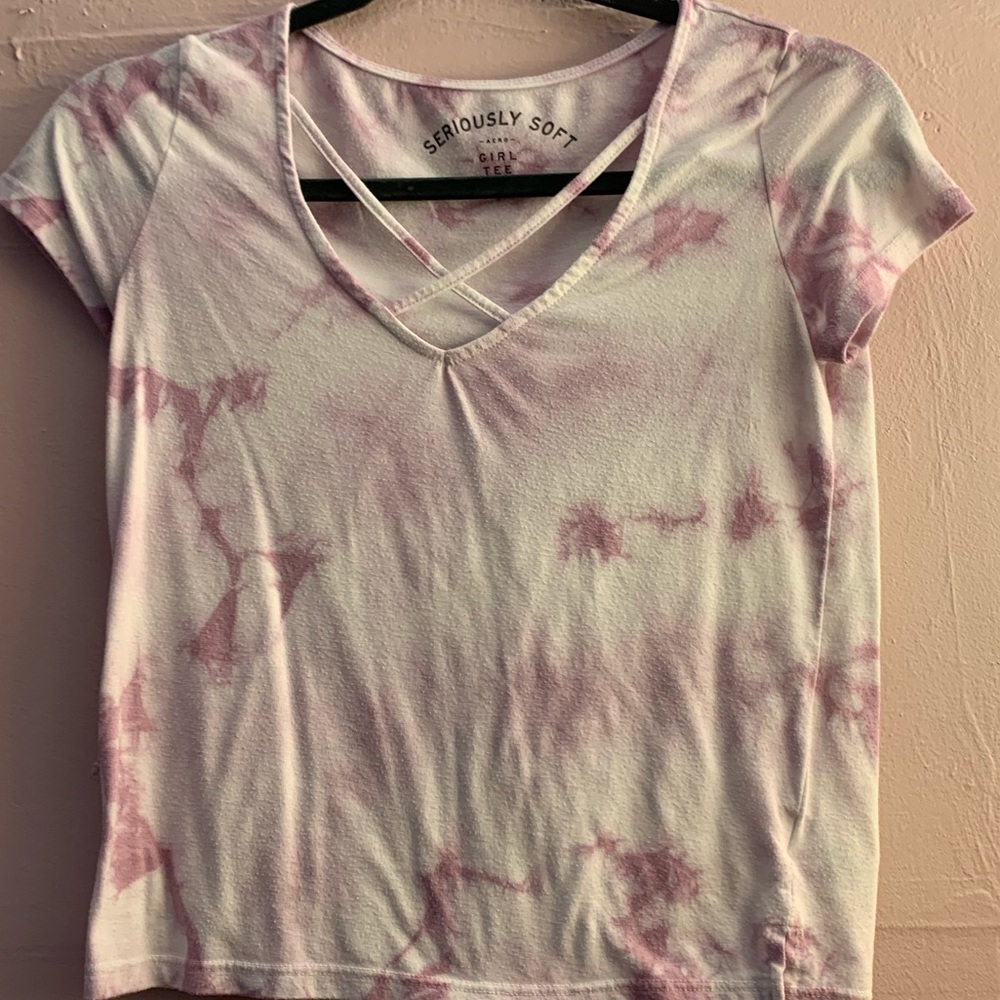 tie dye crop top